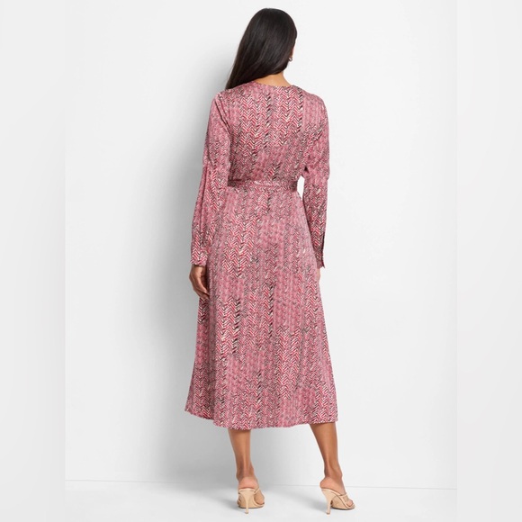 New - NIC+ZOE Herringbone Stamp Loren Dress - Picture 3 of 7